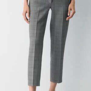 ARITZIA WILFRED GREY PLAID TROUSER PANT